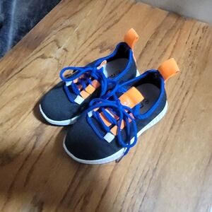 Runx Vibrant Blue and Orange Kids Sneakers